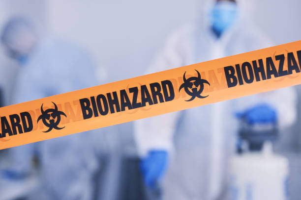 Professional Biohazard technician working in Wildwood, NJ